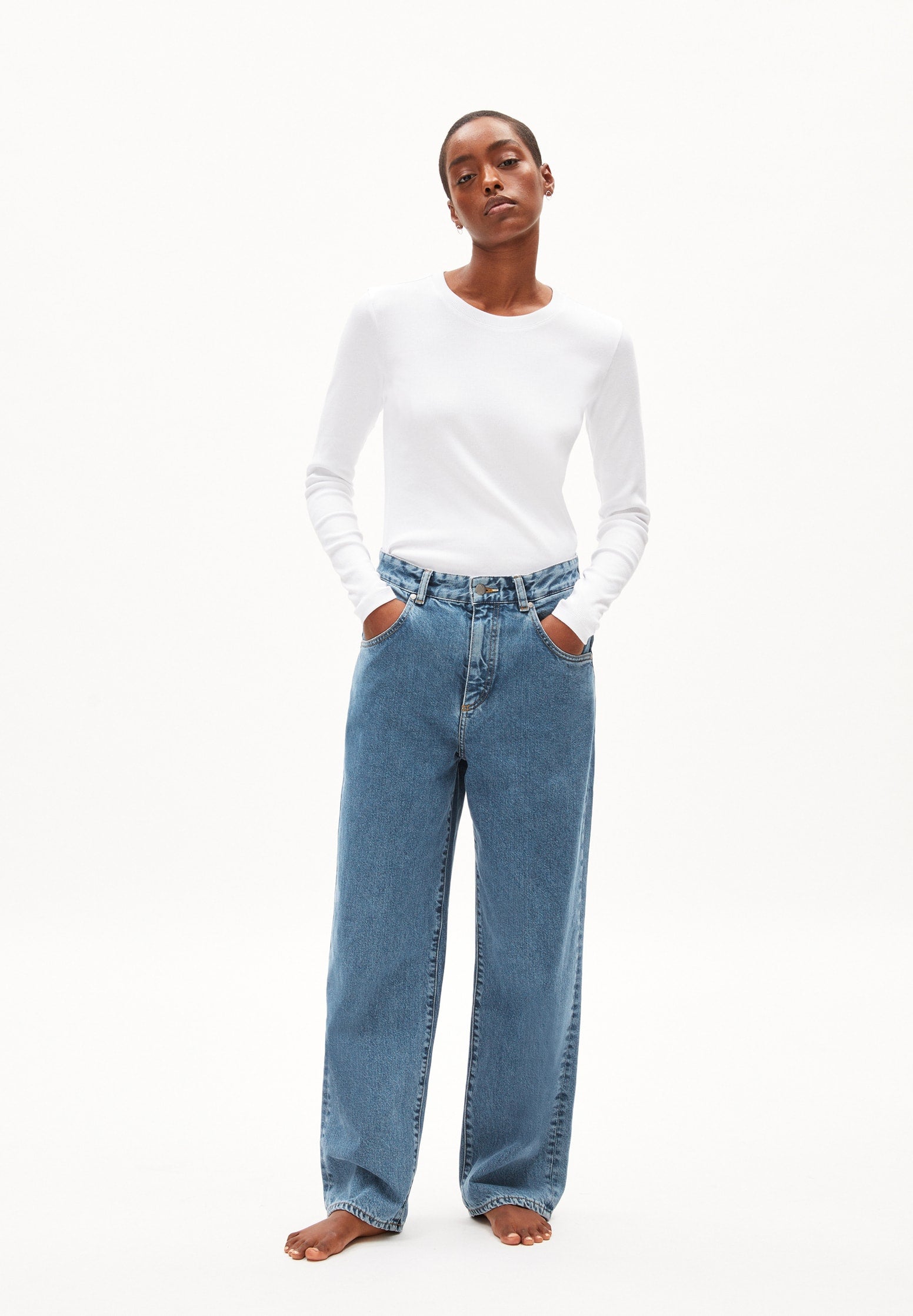 ARMEDANGELS Baggy Jeans Haayi indigo stone