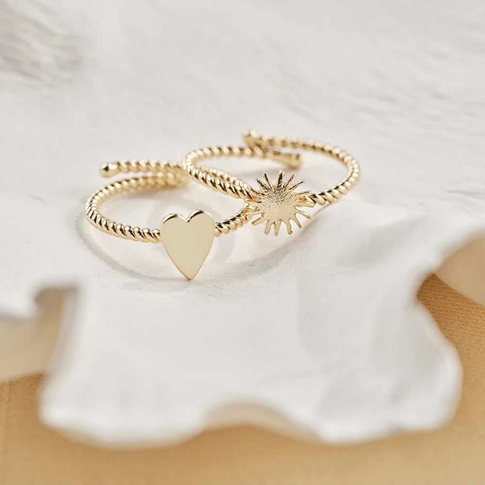 A Beautiful Story Gold Ring Herz