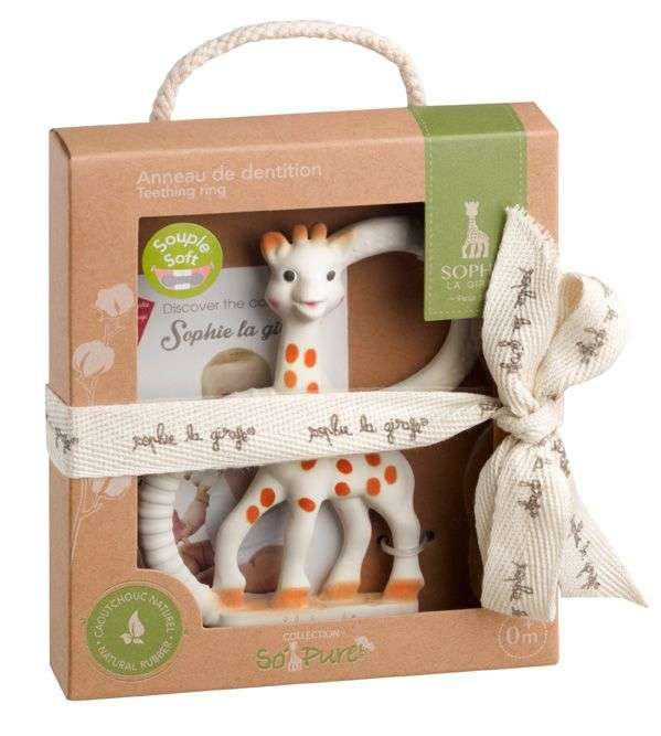 Sophie la girafe® So'Pure Beißring (sehr weich) aus Naturkautschuk