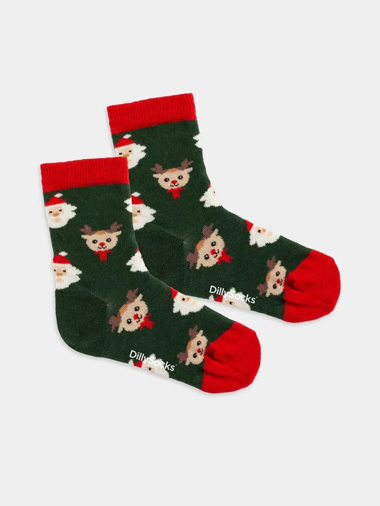 DILLYSOCKS Kindersocken - Weihnachtsmotiv