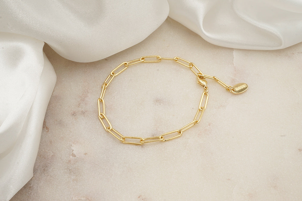 Klimbim - Link Big Armband Gold