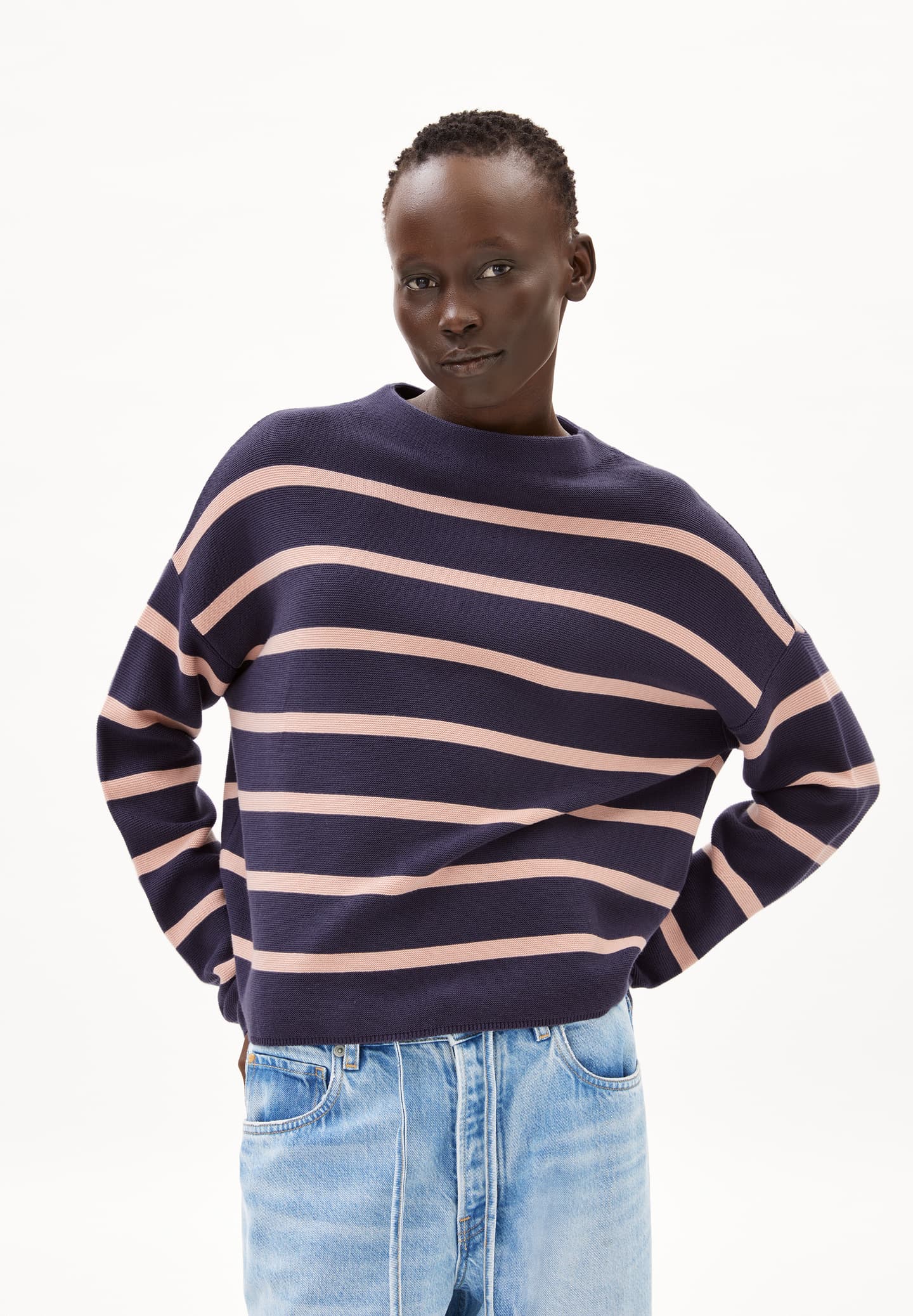 ARMEDANGELS Pullover MERINAA STRIPES