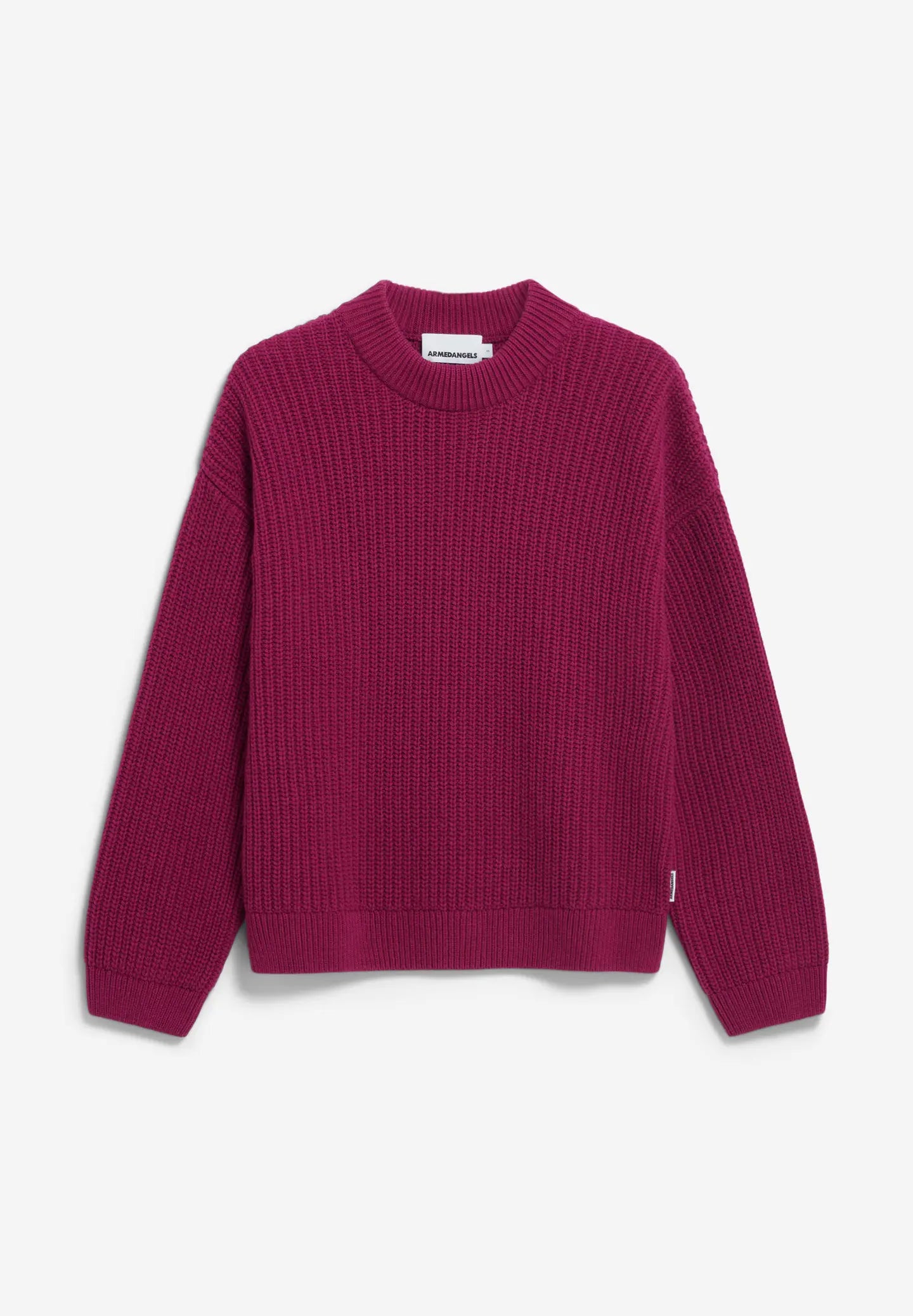 ARMEDANGELS Pullover Miyaar Solid Cherry Juice