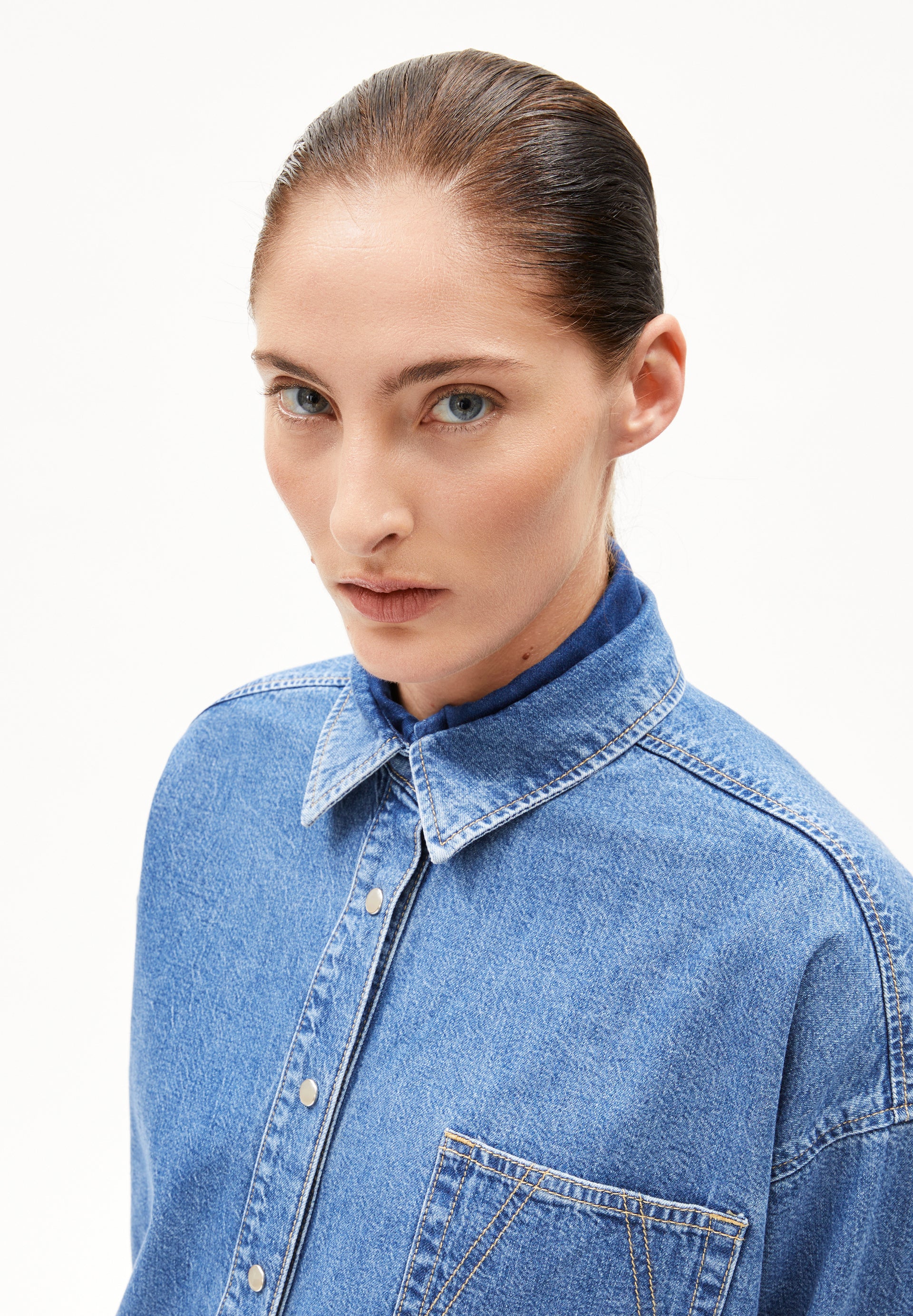 ARMEDANGELS Jeansbluse Nalaani