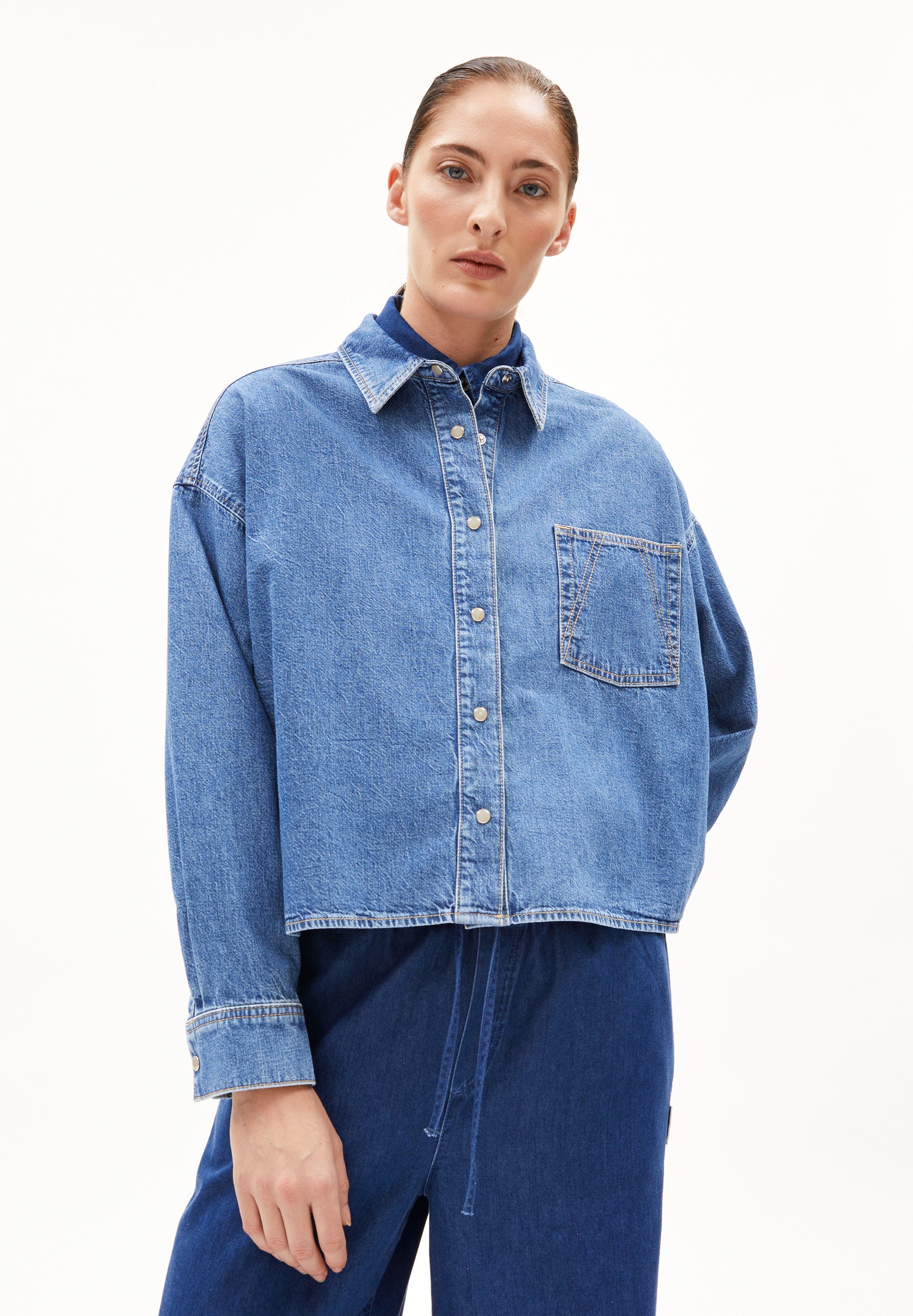 ARMEDANGELS Jeansbluse Nalaani