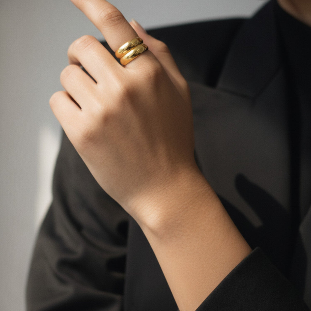 Klimbim - NIKE Ring Gold