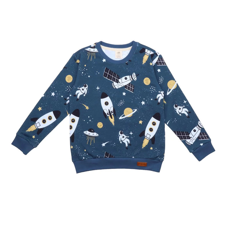 Walkiddy Baby Sweater Weltall