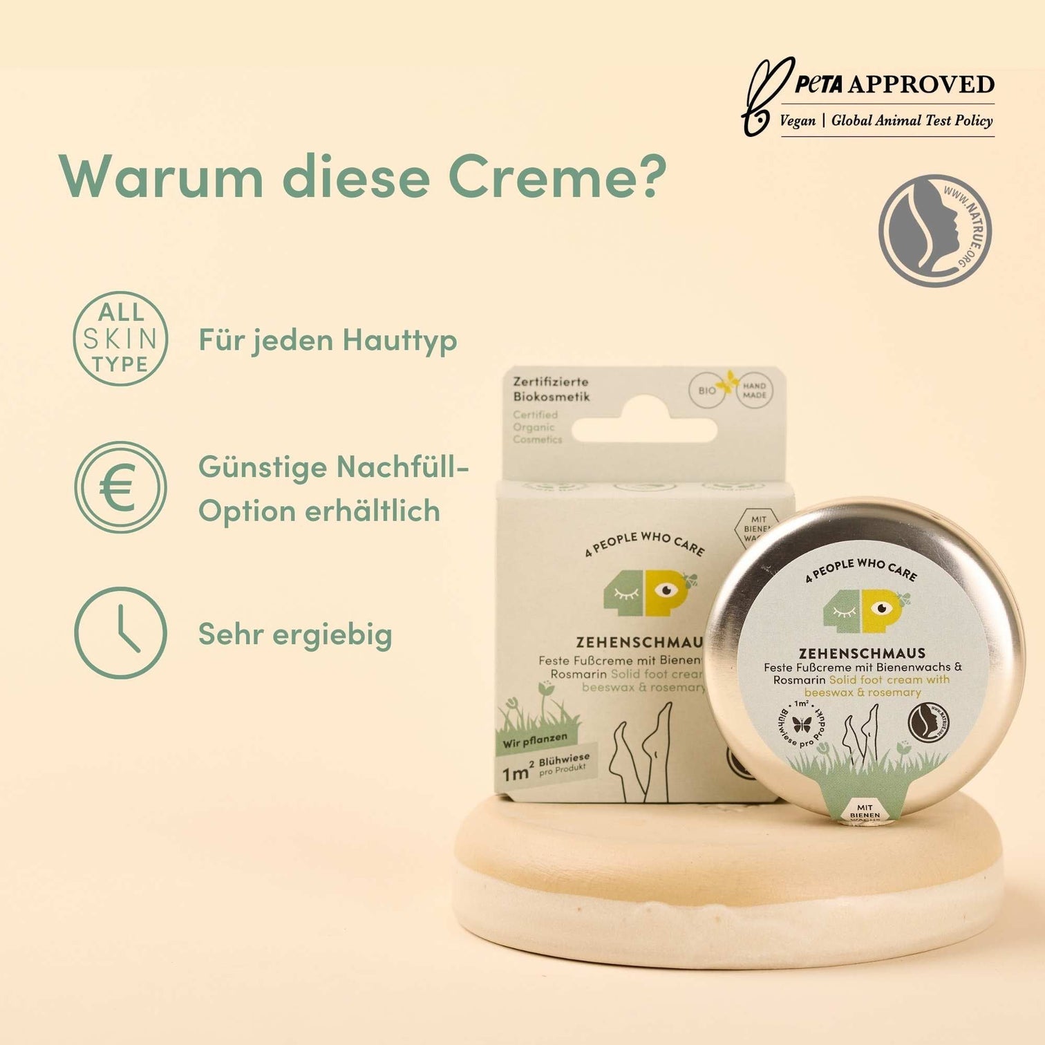 Zehenschmaus Feste Fußcreme