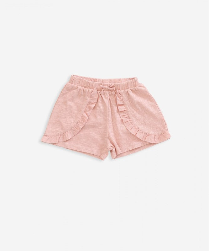 PLAY UP jersey shorts with flounce