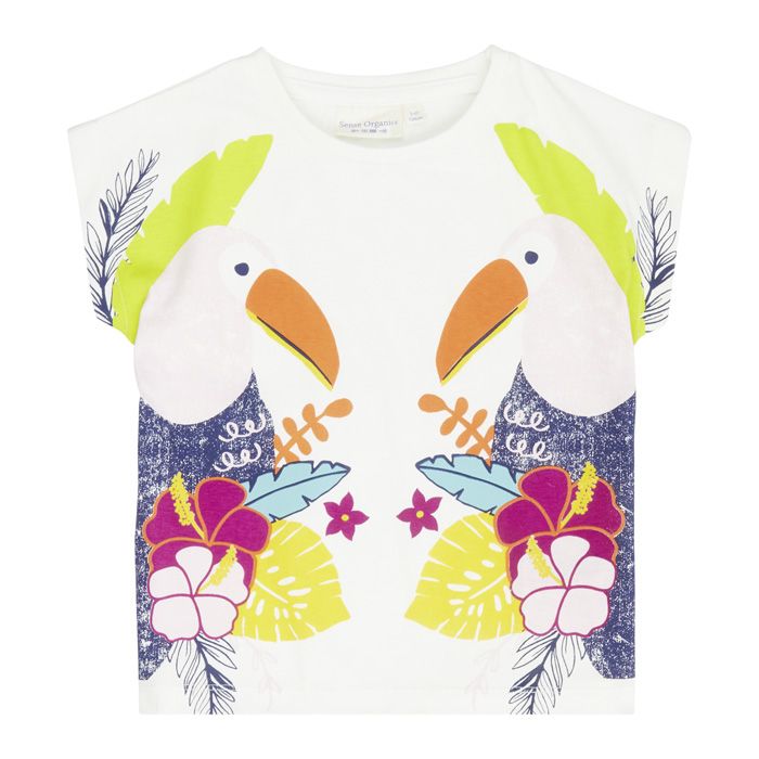 Sense Organics DORA Shirt birds Vögel