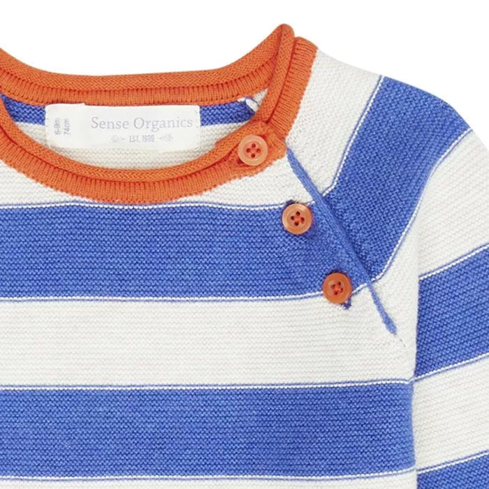 SENSE ORGANICS Viktor Baby Sweater Stripes