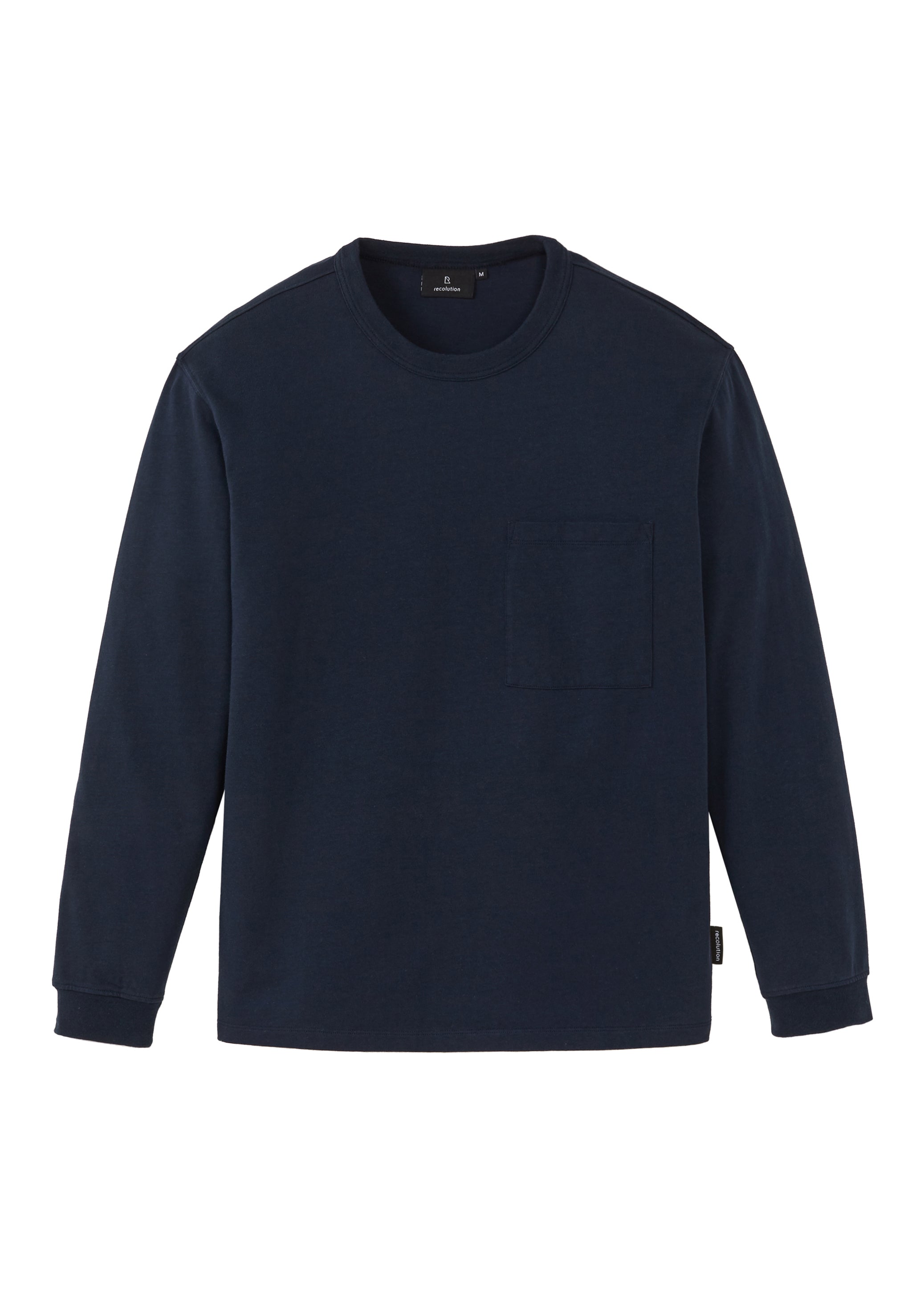 RECOLUTION Longsleeve Elm dark navy Gr. M