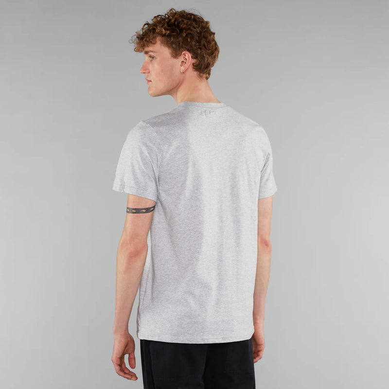 DEDICATED T-Shirt Stockholm "Rubber Soul" Grey Melange