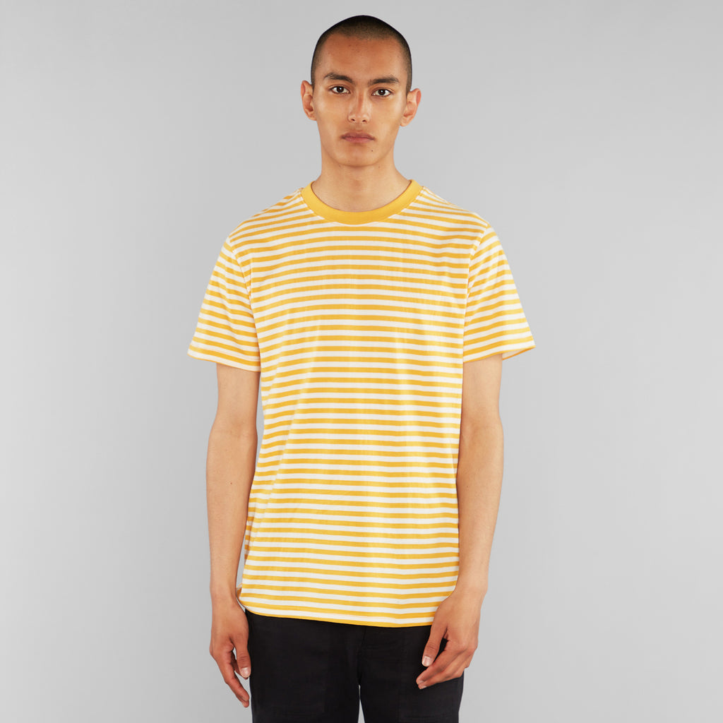 DEDICATED T-Shirt Stockholm Streifen gelb