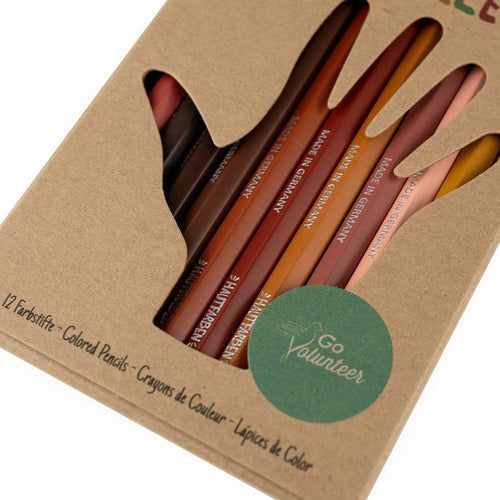 Skin-coloured pencils 12 pieces