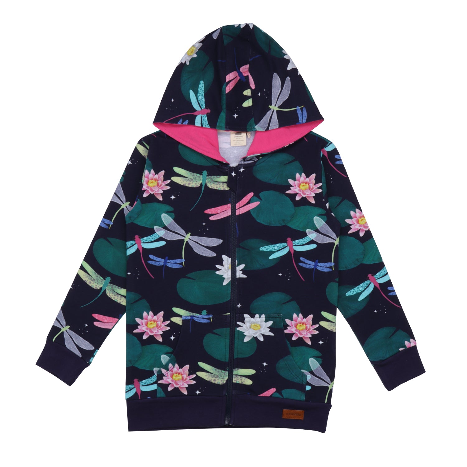 Walkiddy Sweatjacke Colorful Dragonflies Libellen