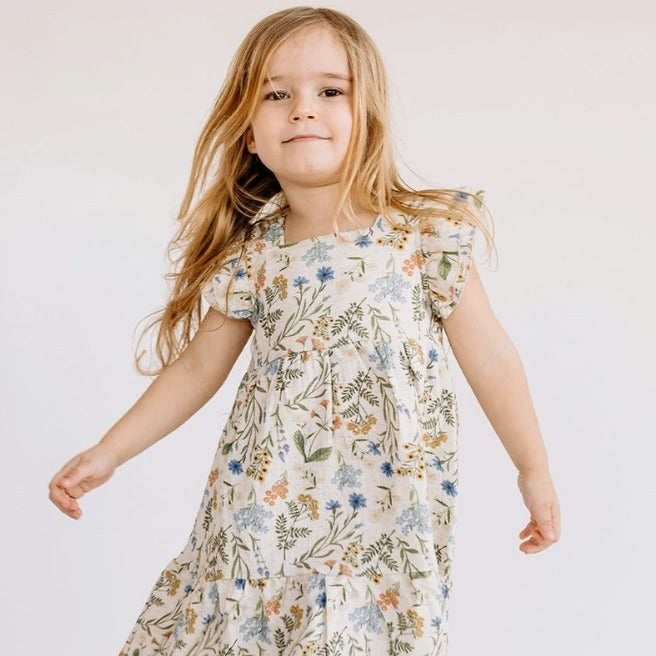 WALKIDDY Kleid Wild Flowers Gr. 110