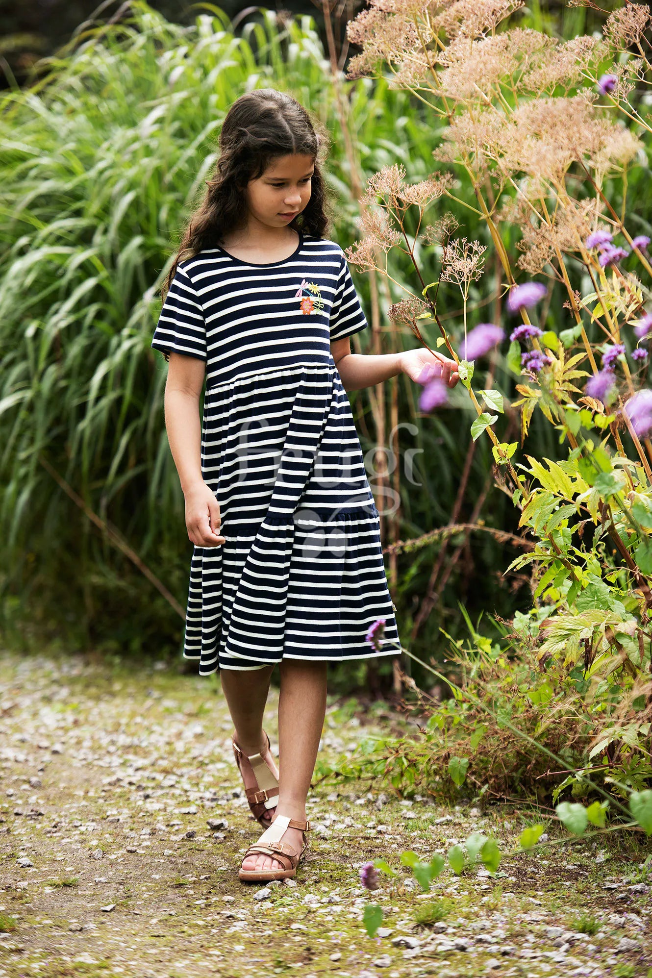 FRUGI Streifen Kleid