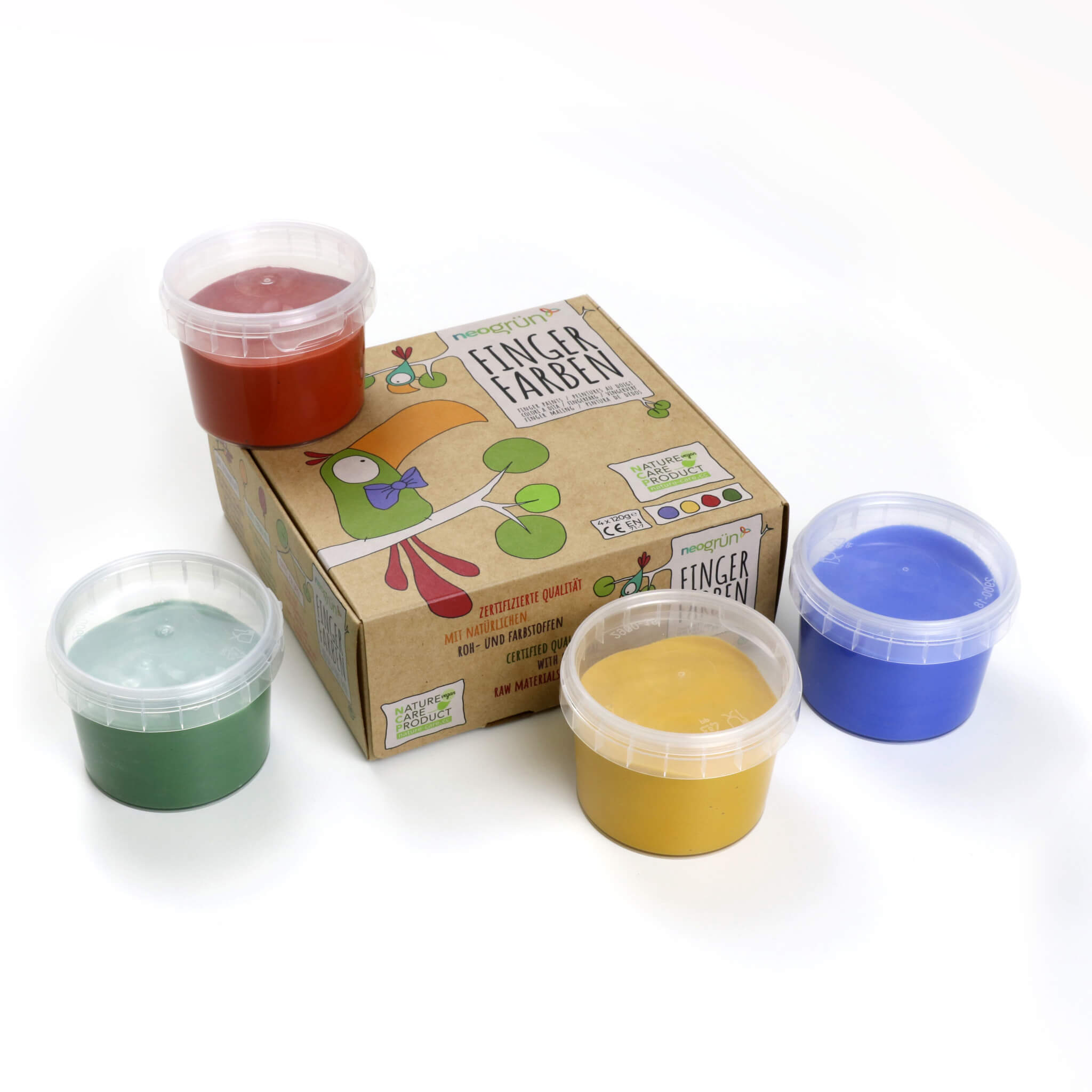 Neogreen finger paints set of 4