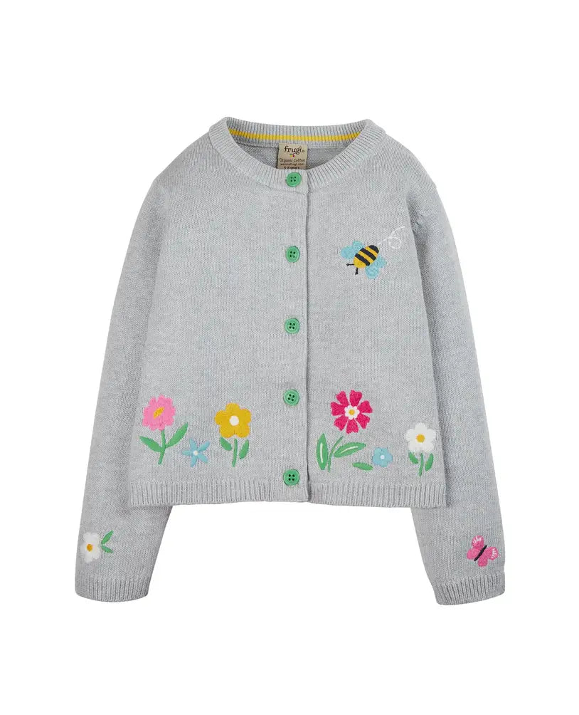 Frugi Millie Strickjacke bestickt