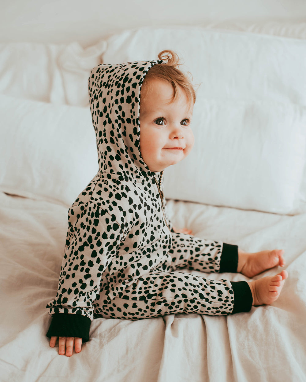 Turtledove London ANIMAL MARK Hooded Suit