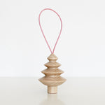 5 mm Paper Christmas tree decorations made of wood