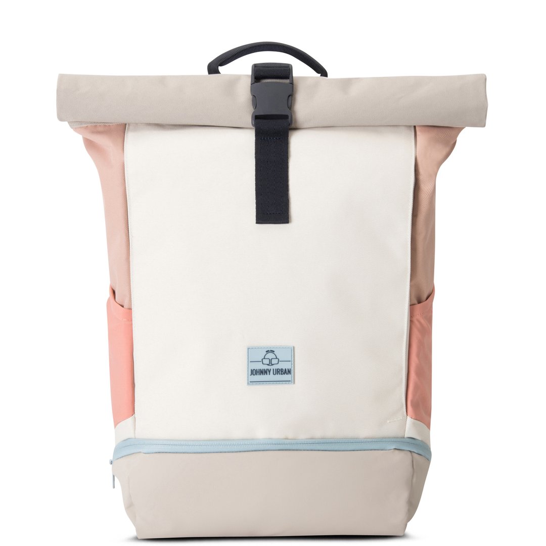 JOHNNY URBAN Rolltop Rucksack "Allen Medium" – versch. Farben