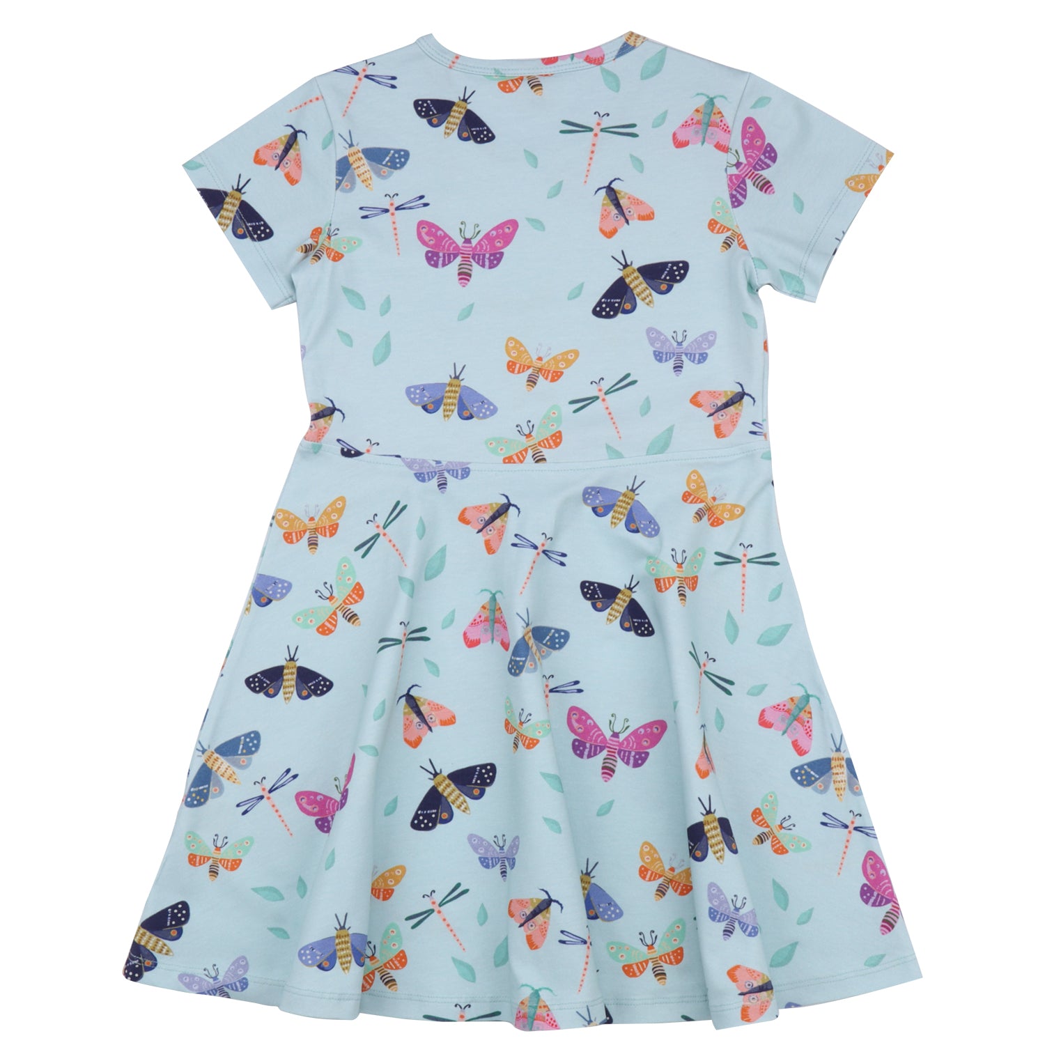 WALKIDDY Skater Dress Colorful Butterflies