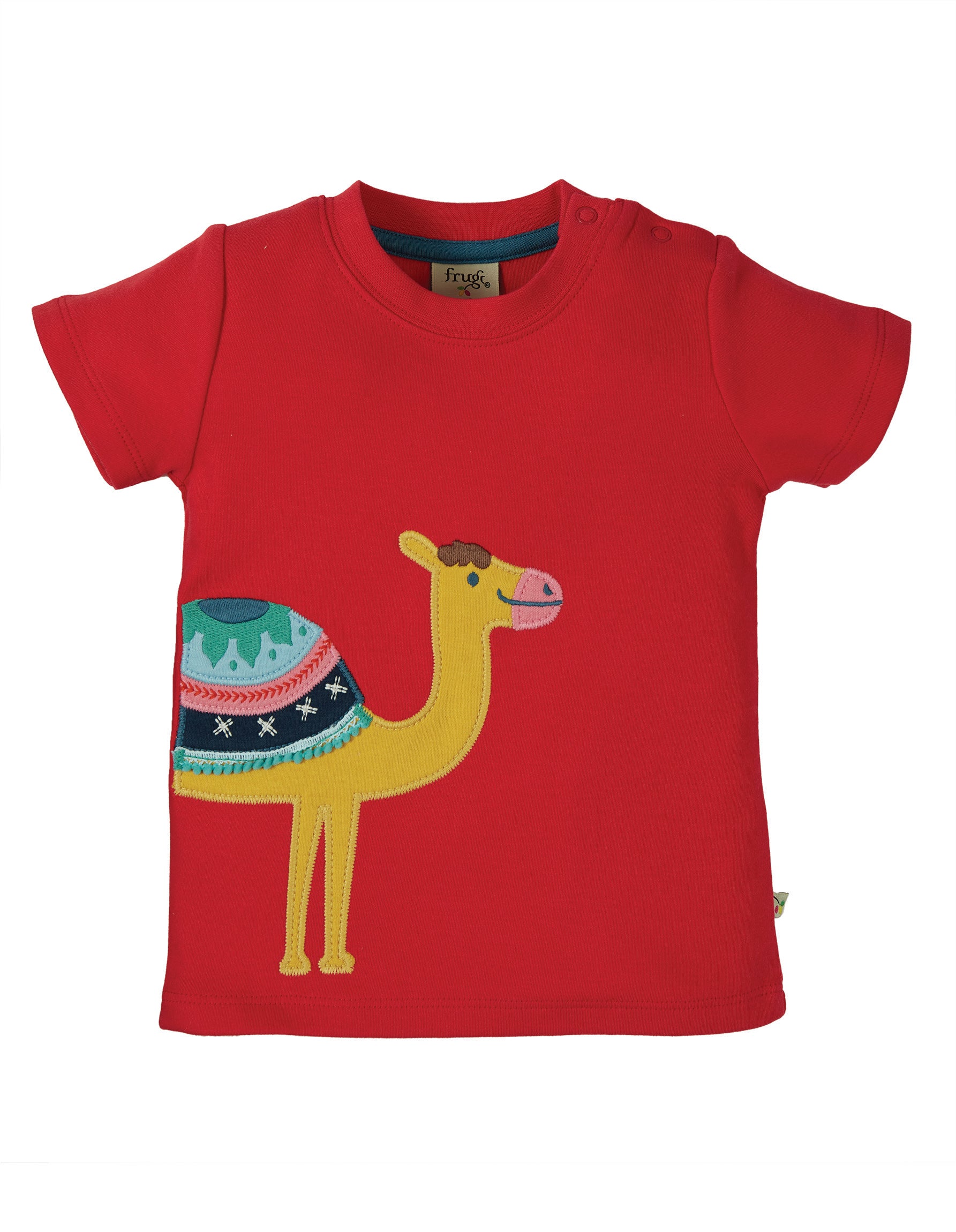 FRUGI Little Creature T-Shirt Kamel 3-4 J.