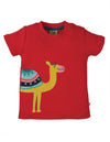 FRUGI Little Creature T-Shirt Camel 3-4 years