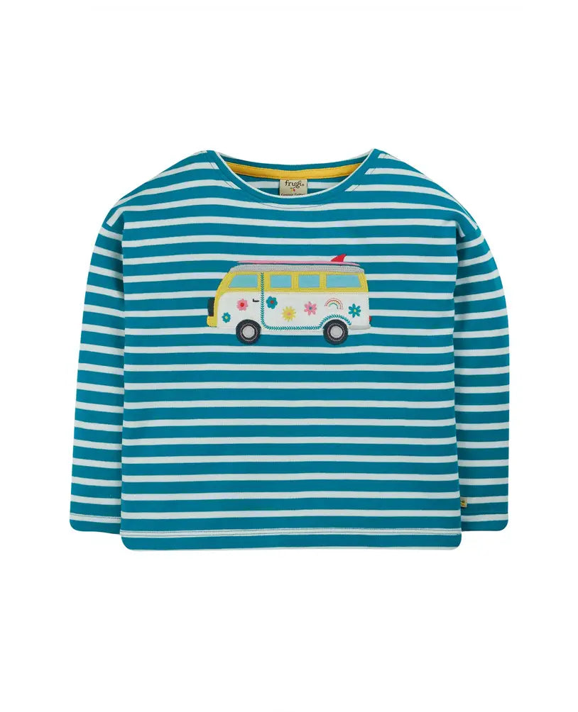 Frugi Tori Langarm-Shirt Camper