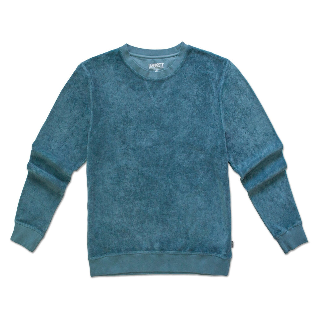 LANGBRETT Frottee Sweater aqua