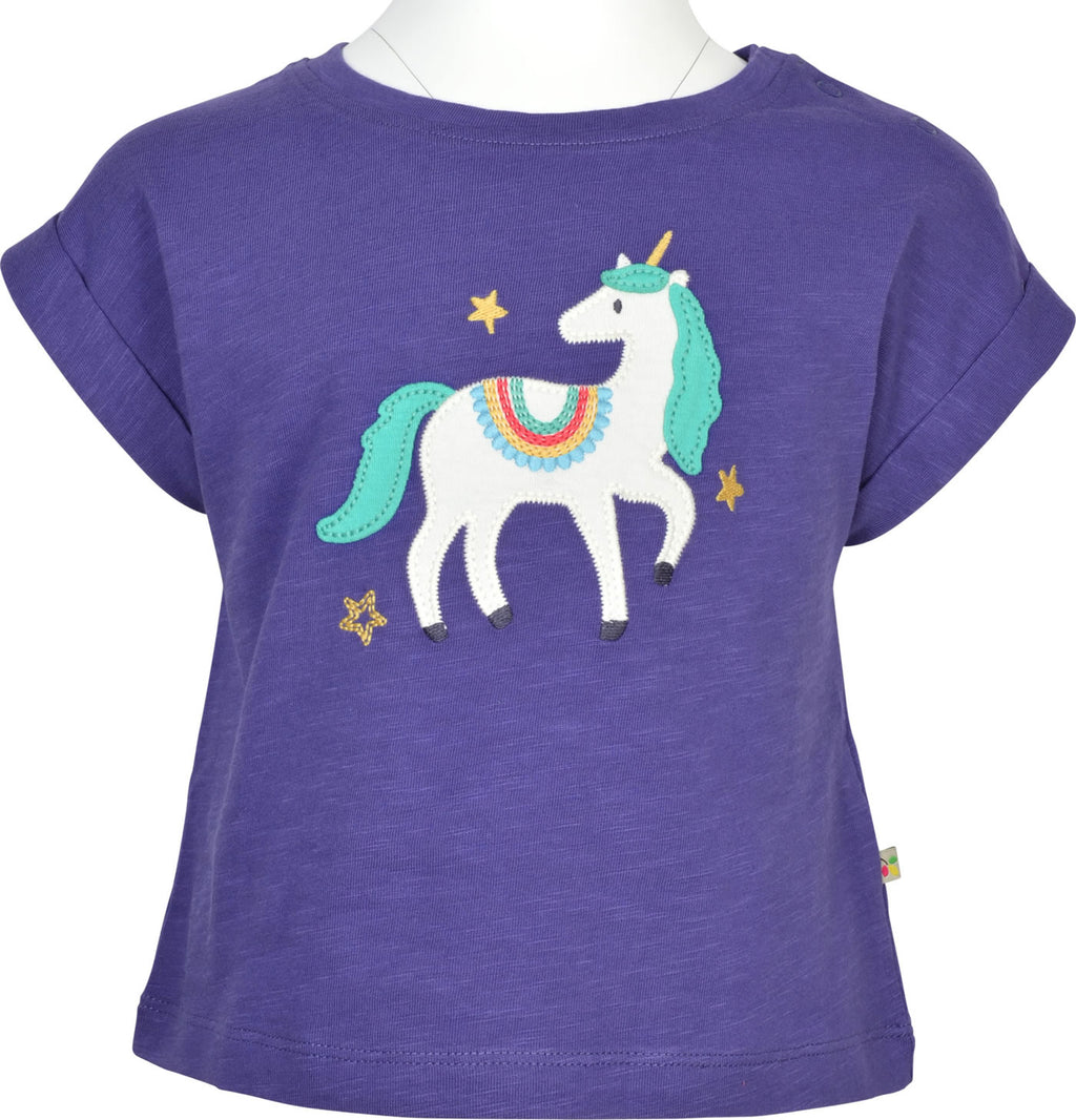 Frugi Sophia T-Shirt Einhorn unicorn