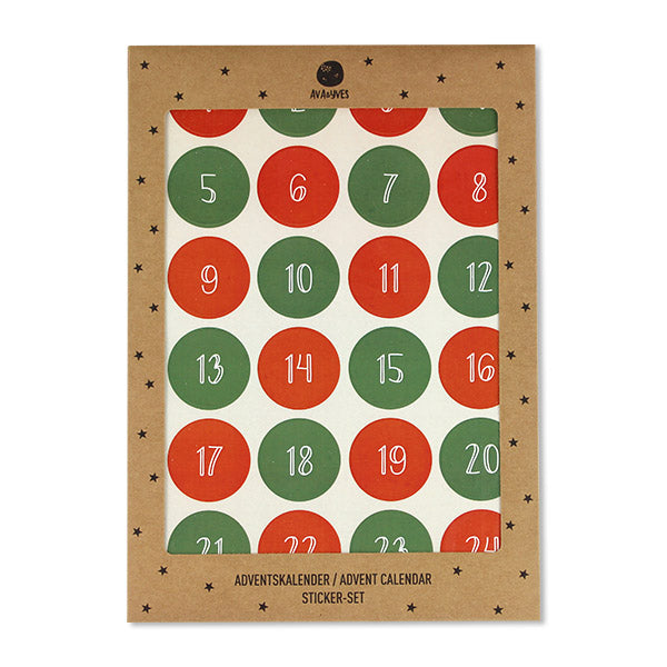 Outlet: AVA & YVES Adventskalender-Sticker