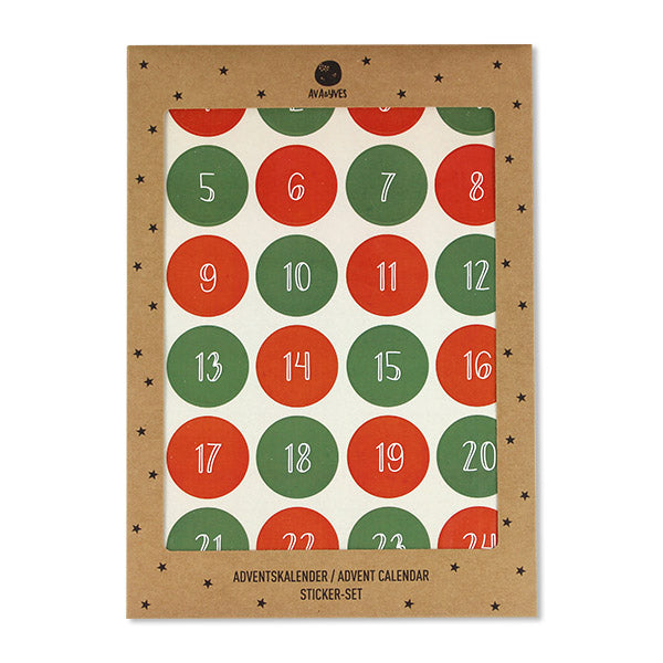 AVA & YVES Adventskalender-Sticker