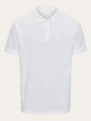 Knowledge Cotton Apparel Basic Poloshirt weiß
