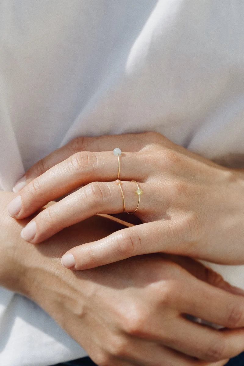 JUKSEREI BIRTHSTONE Ring Blaues Wunder
