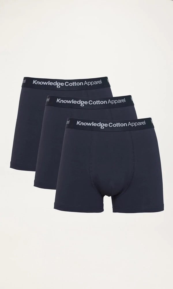 KNOWLEDGE COTTON APPAREL 3 pack underwear - 2 Farben