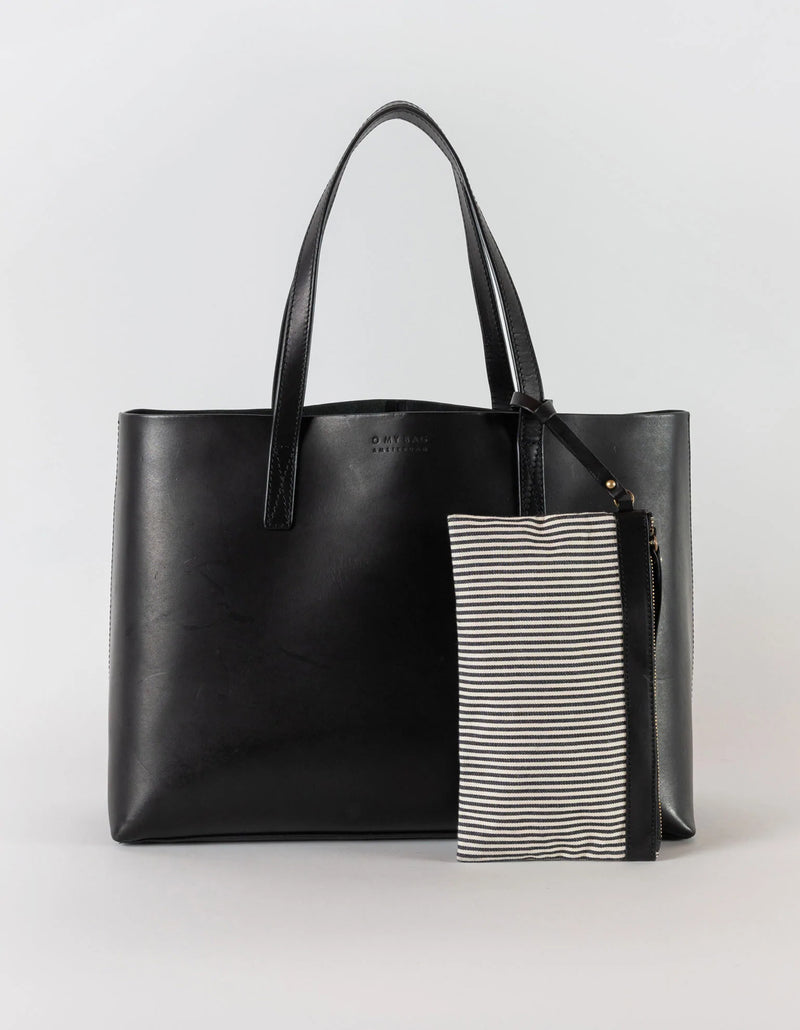 O MY BAG Sam Shopper – Black Classic Leather